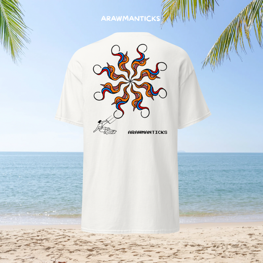 Beach Spiral ARAWMANTICKS tee